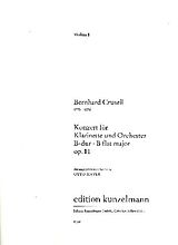 Bernhard Henrik Crusell Notenblätter Konzert B-Dur op.11
