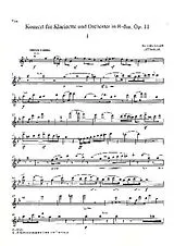 Bernhard Henrik Crusell Notenblätter Konzert B-Dur op.11