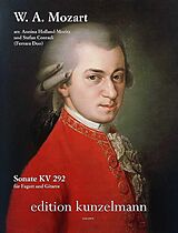 Wolfgang Amadeus Mozart Notenblätter Sonate B-Dur KV292