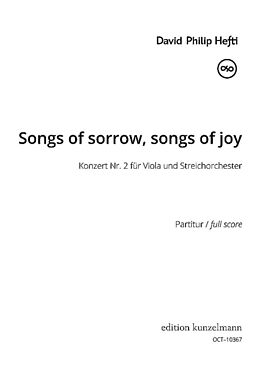 David Philip Hefti Notenblätter Songs of Sorrow, Songs of Joy (Konzert Nr.2)