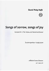 David Philip Hefti Notenblätter Songs of Sorrow, Songs of Joy (Konzert Nr.2)