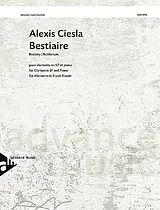 Alexis Ciesla Notenblätter Bestiaire
