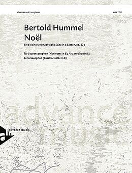 Bertold Hummel Notenblätter Noel op.87e Eine kleine