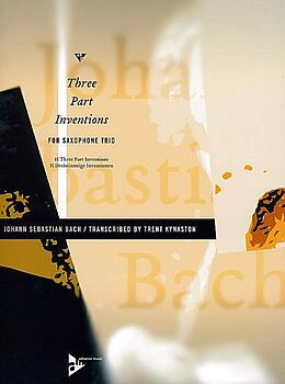 Johann Sebastian Bach Notenblätter 15 three-part inventions for