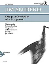 Geheftet (Geh) Easy Jazz Conception Alto Saxophone von Jim Snidero