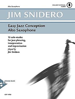 Geheftet Easy Jazz Conception Alto Saxophone von Jim Snidero