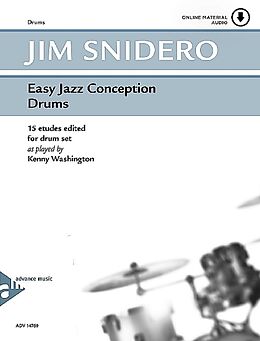 Geheftet Easy Jazz Conception Drums von Jim Snidero