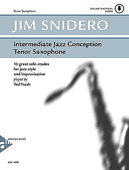 Geheftet Intermediate Jazz Conception Tenor Saxophone von Jim Snidero