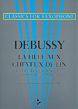 Claude Debussy Notenblätter La fille aux cheveux le lin für