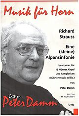 Richard Strauss Notenblätter Eine (kleine) Alpensinfonie