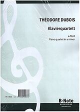Francois Clement Théodore Dubois Notenblätter Klavierquartett a-Moll