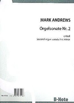 Mark Andrews Notenblätter Sonate c-Moll Nr.2