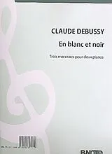 Claude Debussy Notenblätter En blanc et noir
