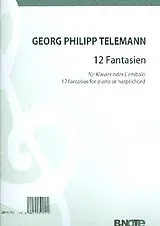 Georg Philipp Telemann Notenblätter 12 Fantasien
