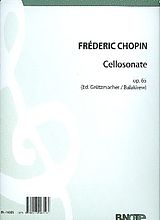 Frédéric Chopin Notenblätter Sonate op.65