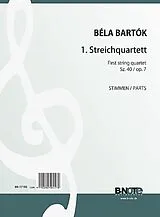 Béla Bartók Notenblätter Streichquartett Nr.1 op.7 SZ40