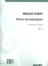 Vincent D'Indy Notenblätter Poème des montagnes op.15