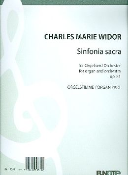 Charles Marie Jean Albert Widor Notenblätter Sinfonia Sacra op.81
