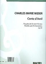 Charles Marie Jean Albert Widor Notenblätter Conte dAvril op.64