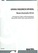 Georg Friedrich Händel Notenblätter Neun deutsche Arien