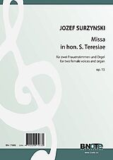 Jozef Surzynski Notenblätter Missa in honorem S. Teresiae op.15
