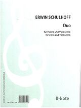 Erwin Schulhoff Notenblätter Duo