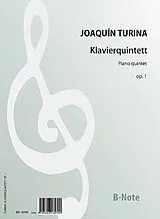 Joaquín Turina Notenblätter Klavierquintett op.1
