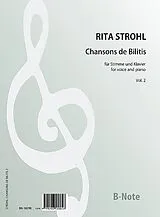 Rita Strohl Notenblätter Chansons de Bilitis Vol. 2