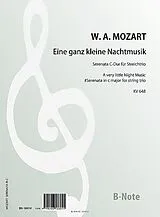 Wolfgang Amadeus Mozart Notenblätter Ganz kleine Nachtmusik - Serenata C-Dur KV 648