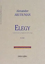 Alexander Arutjunjan Notenblätter Elegy for trumpet (flugelhorn)