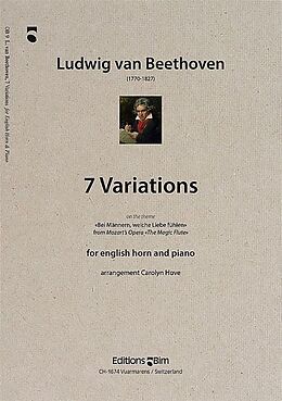 Ludwig van Beethoven Notenblätter 7 Variationen über Bei Männern welche Liebe fühlen