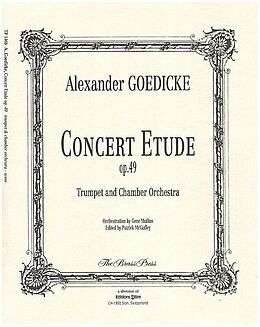 Alexander Goedicke Notenblätter Concert Etude op.49