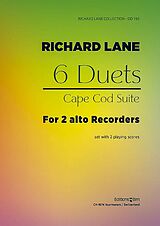 Richard Lane Notenblätter 6 Duets for 2 alto recorders