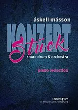 Áskell Másson Notenblätter Konzertstück für Kleine Trommel und Orchester