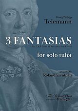 Georg Philipp Telemann Notenblätter 3 Fantasias no. 7, 8, 9