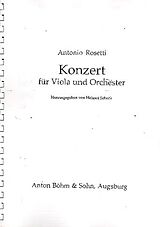 Antonio (Franz Anton Rössler) Rosetti Notenblätter Konzert