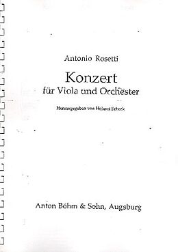 Antonio (Franz Anton Rössler) Rosetti Notenblätter Konzert