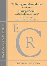 Wolfgang Amadeus Mozart Notenblätter Lacrimosa (Mozart)/Andante (Requiem eterna, Verdi)