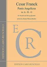 César Franck Notenblätter Panis Angelicus in A - B - G