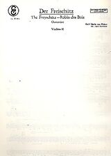  Notenblätter Der FreischützOuvertüre