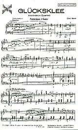 Curt Mahr Notenblätter Glücksklee für 3 Akkordeons