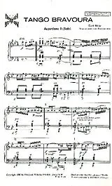 Curt Mahr Notenblätter Tango Bravoura für 3 Akkordeons