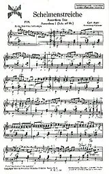 Curt Mahr Notenblätter Schelmenstreiche für 3 Akkordeons