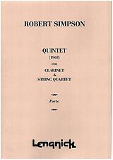 Robert Simpson Notenblätter Quintet