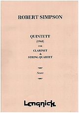 Robert Simpson Notenblätter Quintett