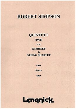 Robert Simpson Notenblätter Quintett