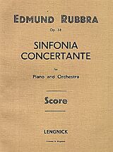 Edmund Rubbra Notenblätter Sinfonia concertante Op.38