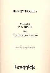 Henry Eccles Notenblätter Sonata g minor