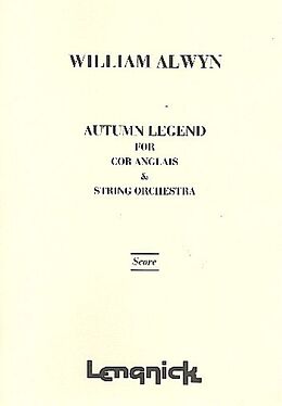 William Alwyn Notenblätter Autumn Legend for english horn