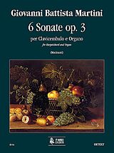Giovanni Battista Martini Notenblätter 6 Sonaten op.3 für für Cembalo oder Orgel